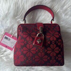 *NWT* Kate Spade Remedy Spade Flower Small Top Handle - Redcurrant